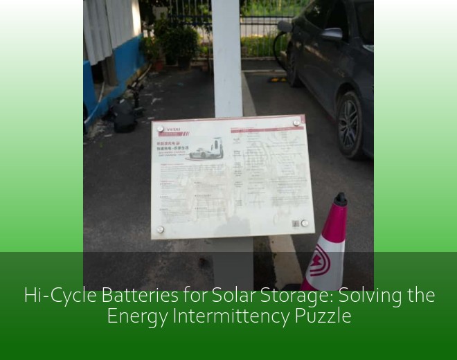 Hi-Cycle Batteries for Solar Storage: Solving the Energy Intermittency Puzzle
